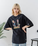 【DISCUS/ディスカス】【選べる丈感・ビーバス＆バッドヘッド】DISCUS×BEAVIS AND BUTT-HEAD コラボＴシャツ 綿100% クルーネック アニメ キャラクタープリント アメカジ ストリート