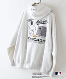 【PEANUTS/ピーナッツ】【ユニセックスデザインでリンクコーデにも◎】MLB×PEANUTS 裏起毛ジップパーカー 保温 キャラクター ドジャース ヤンキース ホワイトソックス