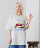 【SANRIO CHARACTERS/サンリオキャラクターズ】オリジナルデザインＴシャツ 刺繍 ドロップショルダー ユニセックス ❘ジーンズメイト公式オンラインショップ