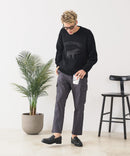 【BLUE STANDARD/ブルースタンダード】モールジャガードニット セーター アニマル 冬服 防寒 暖服