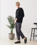 【BLUE STANDARD/ブルースタンダード】モールジャガードニット セーター アニマル 冬服 防寒 暖服