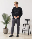 【BLUE STANDARD/ブルースタンダード】モールジャガードニット セーター アニマル 冬服 防寒 暖服