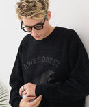 【BLUE STANDARD/ブルースタンダード】モールジャガードニット セーター アニマル 冬服 防寒 暖服