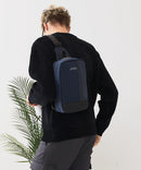 【BLUE STANDARD/ブルースタンダード】切り替え フェイクレザー ボディーバッグ