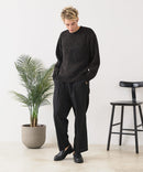 【BLUE STANDARD/ブルースタンダード】モールジャガードニット セーター アニマル 冬服 防寒 暖服