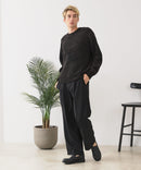 【BLUE STANDARD/ブルースタンダード】モールジャガードニット セーター アニマル 冬服 防寒 暖服