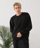 【BLUE STANDARD/ブルースタンダード】モールジャガードニット セーター アニマル 冬服 防寒 暖服