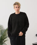 【BLUE STANDARD/ブルースタンダード】モールジャガードニット セーター アニマル 冬服 防寒 暖服