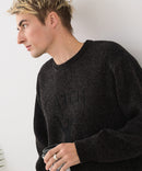 【BLUE STANDARD/ブルースタンダード】モールジャガードニット セーター アニマル 冬服 防寒 暖服