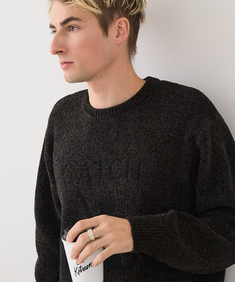 【BLUE STANDARD/ブルースタンダード】モールジャガードニット セーター アニマル 冬服 防寒 暖服