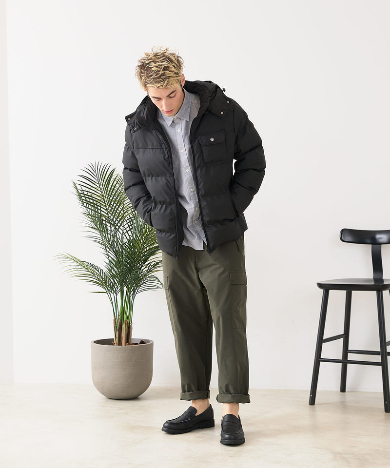 【Blue Standard/ブルースタンダード】PUコーティング 中綿ブルゾン