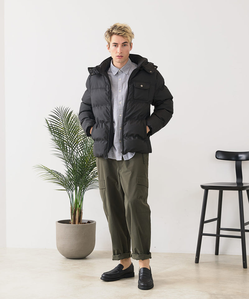 【Blue Standard/ブルースタンダード】PUコーティング 中綿ブルゾン