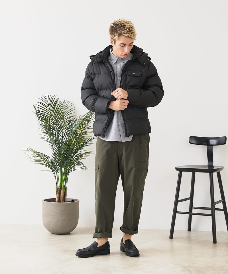 【Blue Standard/ブルースタンダード】PUコーティング 中綿ブルゾン