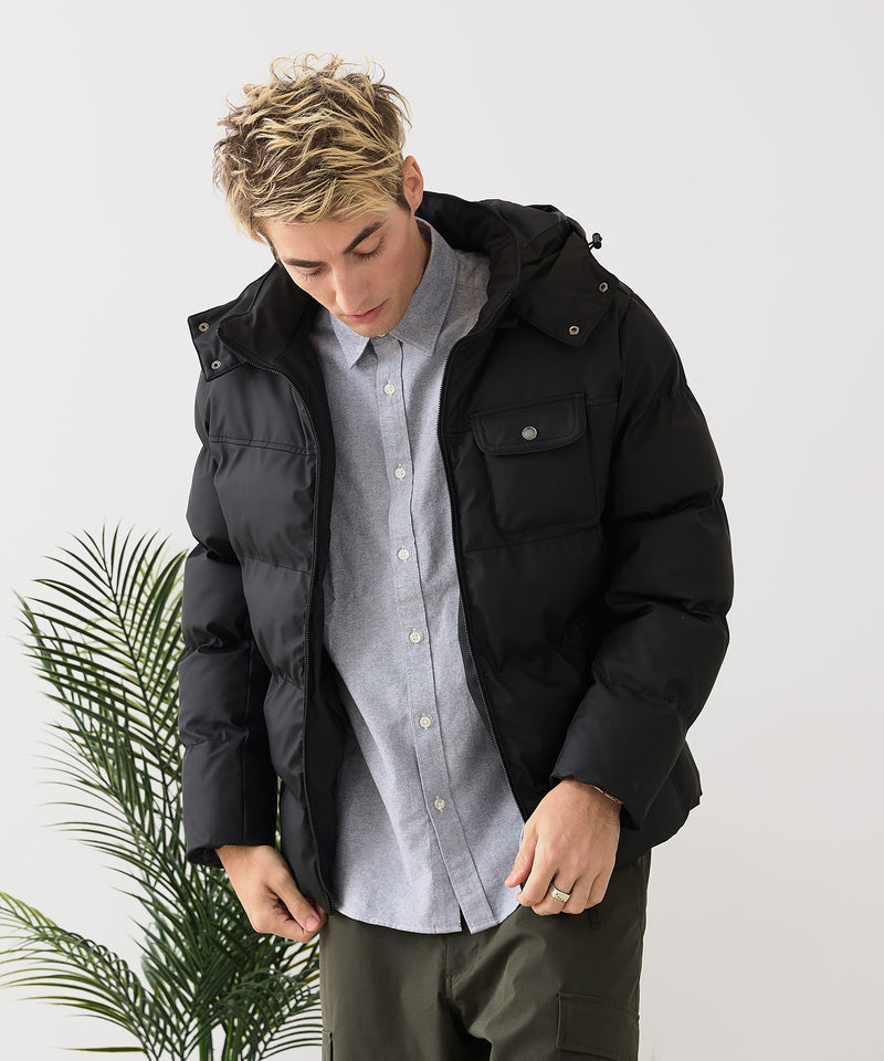 【Blue Standard/ブルースタンダード】PUコーティング 中綿ブルゾン