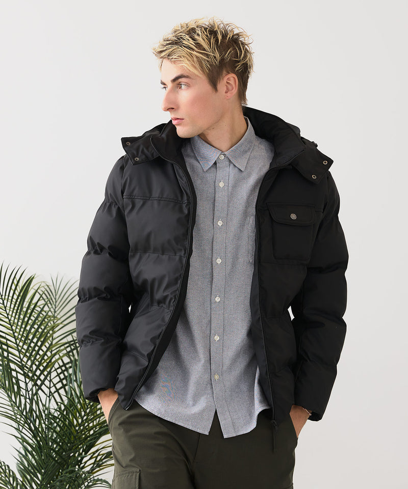 【Blue Standard/ブルースタンダード】PUコーティング 中綿ブルゾン