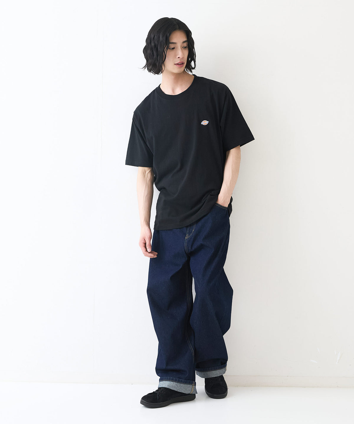 Dickies / ディッキーズ コットン100％ ワンポイント ミニロゴワッペン 