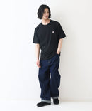 Dickies / ディッキーズ コットン100％ ワンポイント ミニロゴワッペン Tシャツ DICKIES