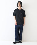 Dickies / ディッキーズ コットン100％ ワンポイント ミニロゴワッペン Tシャツ DICKIES
