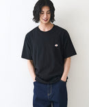 Dickies / ディッキーズ コットン100％ ワンポイント ミニロゴワッペン Tシャツ DICKIES