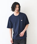 Dickies / ディッキーズ コットン100％ ワンポイント ミニロゴワッペン Tシャツ DICKIES