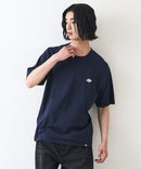 Dickies / ディッキーズ コットン100％ ワンポイント ミニロゴワッペン Tシャツ DICKIES