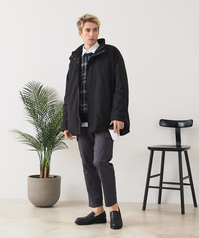 【BLUE STANDARD/ブルースタンダード】撥水防風 中綿コート 防寒 軽量 ビジカジ ビズ