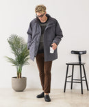 【BLUE STANDARD/ブルースタンダード】撥水防風 中綿コート 防寒 軽量 ビジカジ ビズ