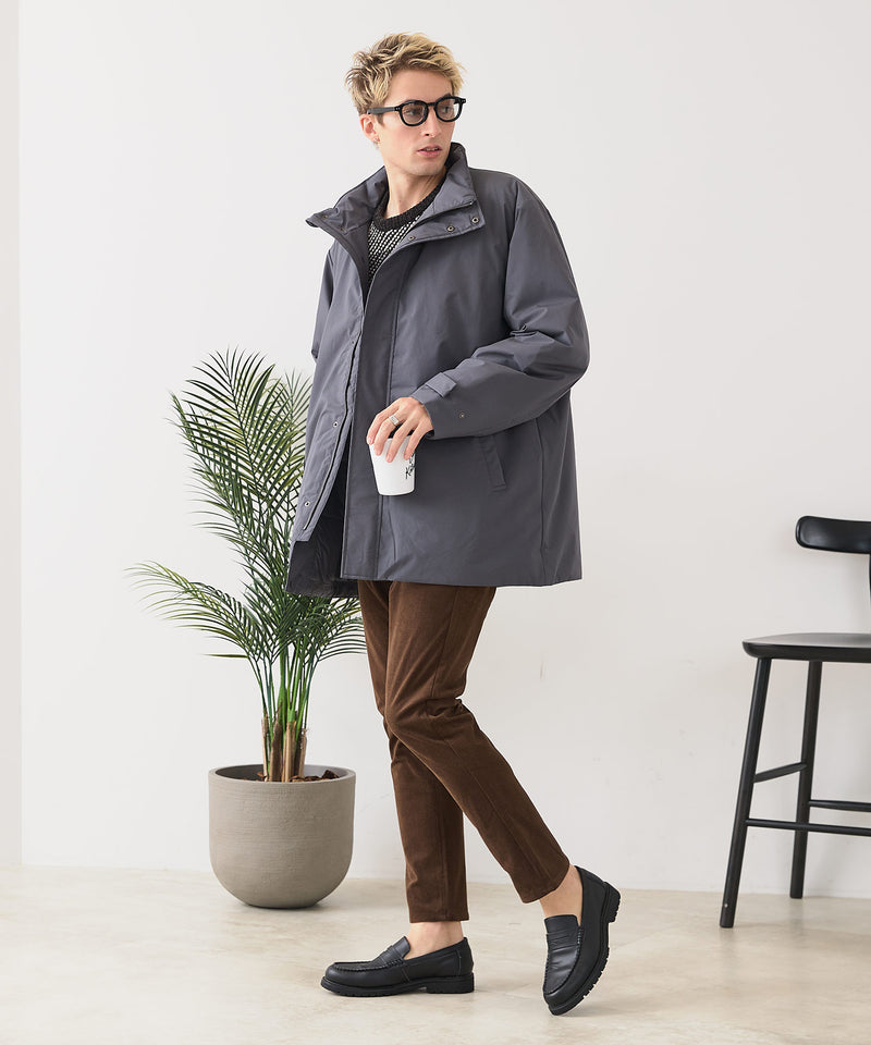 【BLUE STANDARD/ブルースタンダード】撥水防風 中綿コート 防寒 軽量 ビジカジ ビズ