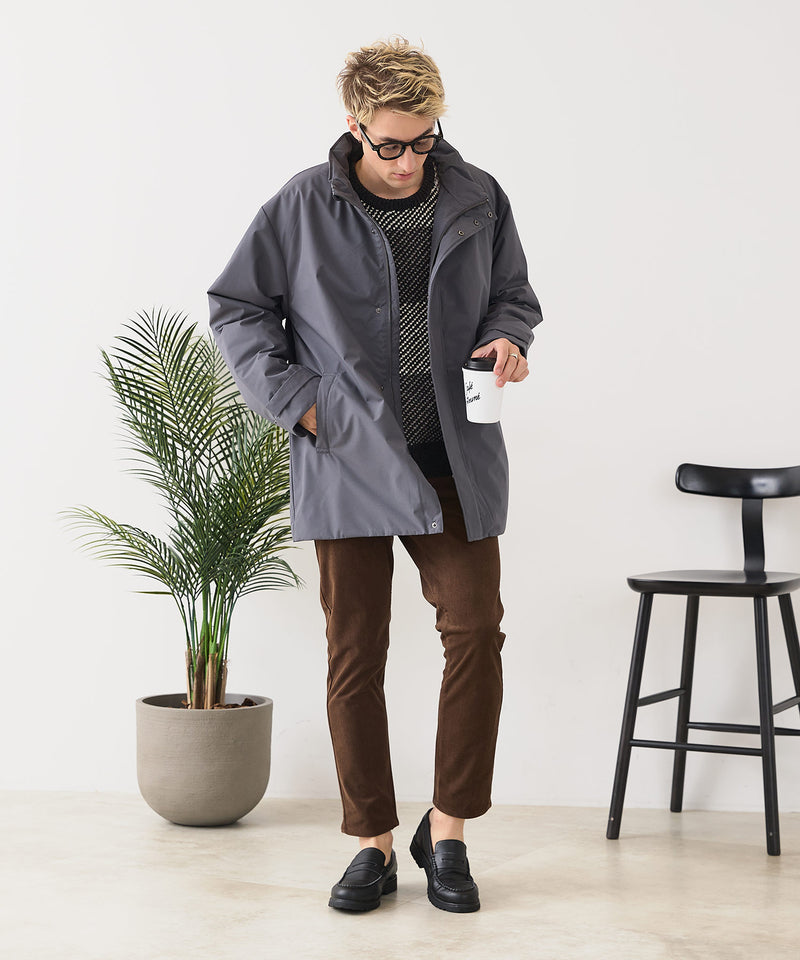 【BLUE STANDARD/ブルースタンダード】撥水防風 中綿コート 防寒 軽量 ビジカジ ビズ