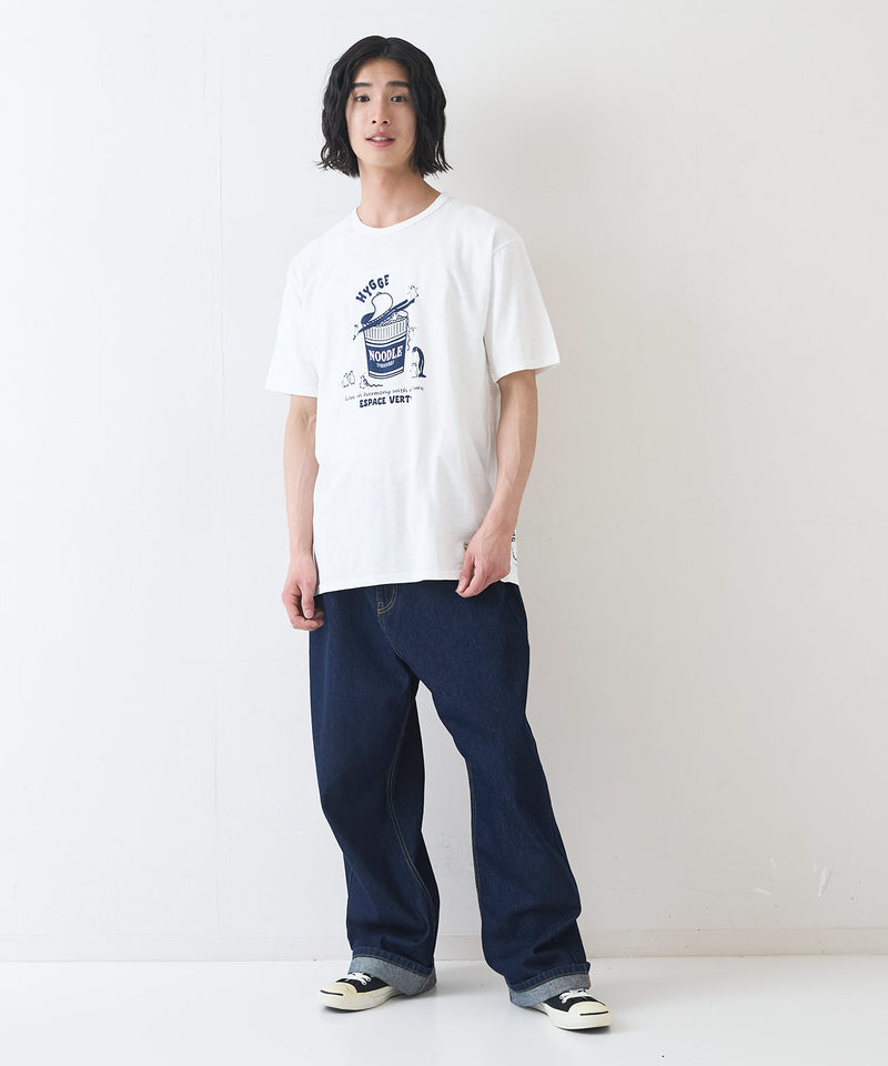 【Blue Standard/ブルースタンダード】スラブコットン アニマルプリント Tシャツzo