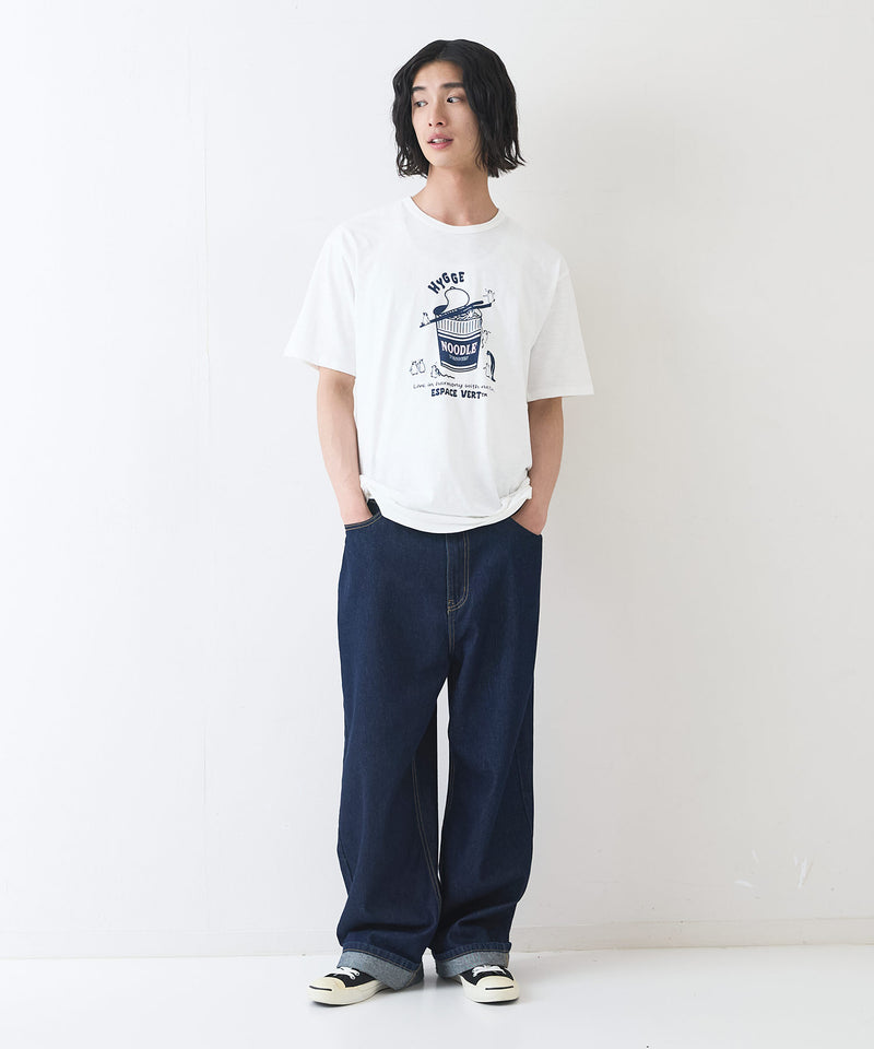 【Blue Standard/ブルースタンダード】スラブコットン アニマルプリント Tシャツzo