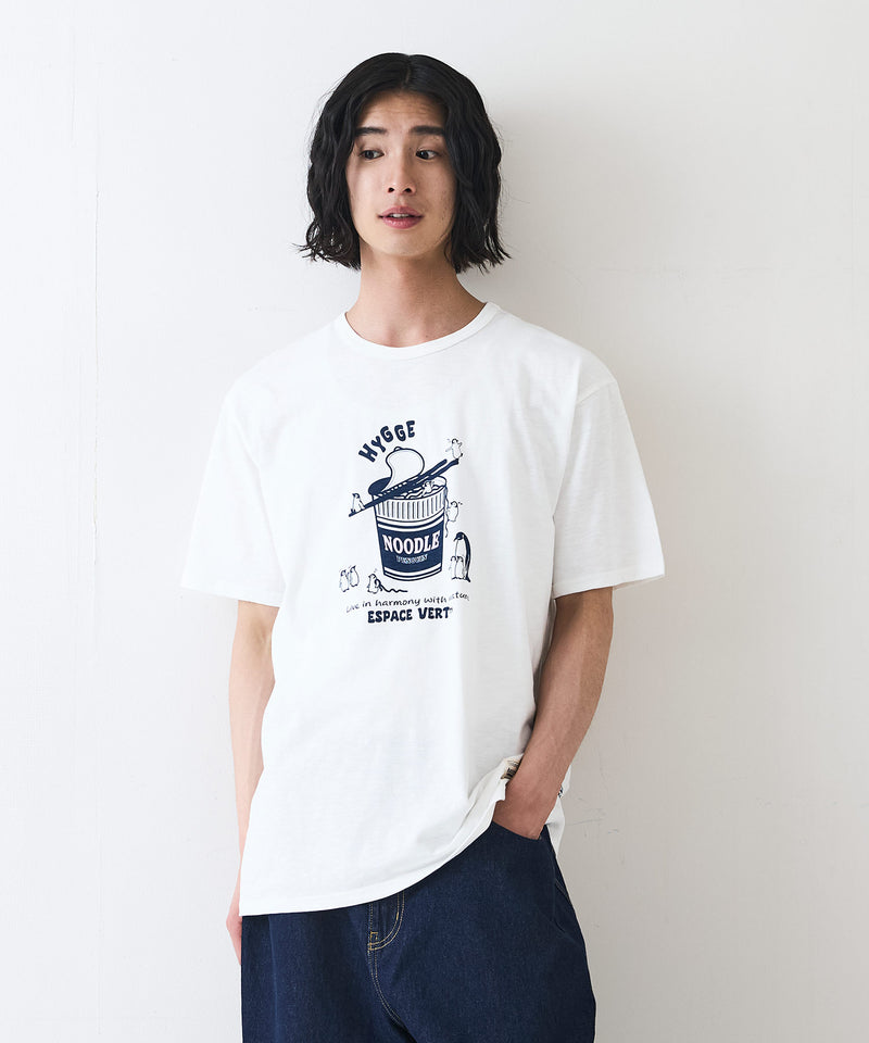 【Blue Standard/ブルースタンダード】スラブコットン アニマルプリント Tシャツzo