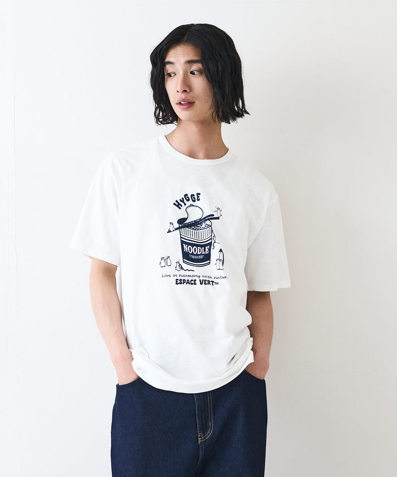 【Blue Standard/ブルースタンダード】スラブコットン アニマルプリント Tシャツzo