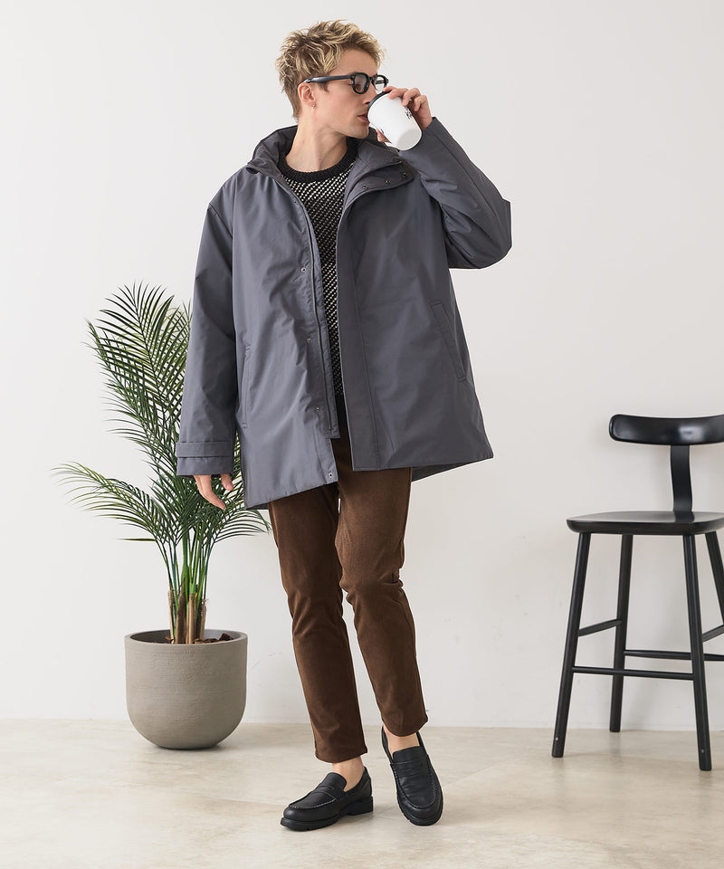 【BLUE STANDARD/ブルースタンダード】撥水防風 中綿コート 防寒 軽量 ビジカジ ビズ