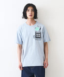 【Blue Standard/ブルースタンダード】スラブコットン アニマルプリント ポケット付Tシャツzo ❘ジーンズメイト公式オンラインショップ