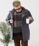 【BLUE STANDARD/ブルースタンダード】撥水防風 中綿コート 防寒 軽量 ビジカジ ビズ