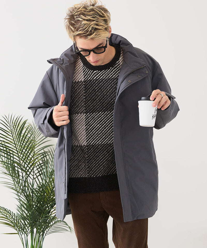 【BLUE STANDARD/ブルースタンダード】撥水防風 中綿コート 防寒 軽量 ビジカジ ビズ