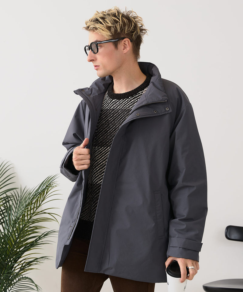 【BLUE STANDARD/ブルースタンダード】撥水防風 中綿コート 防寒 軽量 ビジカジ ビズ