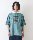 【Blue Standard/ブルースタンダード】スラブコットン アニマルプリント Tパーカーzo