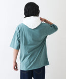 【Blue Standard/ブルースタンダード】スラブコットン アニマルプリント Tパーカーzo