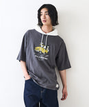 【Blue Standard/ブルースタンダード】スラブコットン アニマルプリント Tパーカーzo