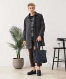 【BLUE STANDARD/ブルースタンダード】圧縮ニット ウールライク バルマカーンコート 軽量 ソフトタッチ