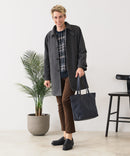 【BLUE STANDARD/ブルースタンダード】圧縮ニット ウールライク バルマカーンコート 軽量 ソフトタッチ