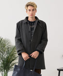 【BLUE STANDARD/ブルースタンダード】圧縮ニット ウールライク バルマカーンコート 軽量 ソフトタッチ