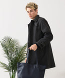 【BLUE STANDARD/ブルースタンダード】圧縮ニット ウールライク バルマカーンコート 軽量 ソフトタッチ