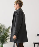 【BLUE STANDARD/ブルースタンダード】圧縮ニット ウールライク バルマカーンコート 軽量 ソフトタッチ