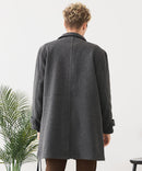 【BLUE STANDARD/ブルースタンダード】圧縮ニット ウールライク バルマカーンコート 軽量 ソフトタッチ