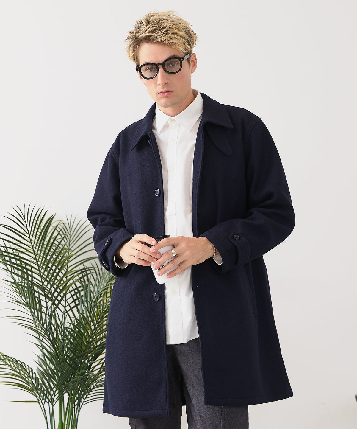 BLUE STANDARD/ブルースタンダード】圧縮ニット ウールライク バルマ