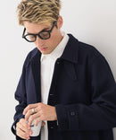 【BLUE STANDARD/ブルースタンダード】圧縮ニット ウールライク バルマカーンコート 軽量 ソフトタッチ