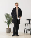 【BLUE STANDARD/ブルースタンダード】圧縮ニット ウールライク バルマカーンコート 軽量 ソフトタッチ